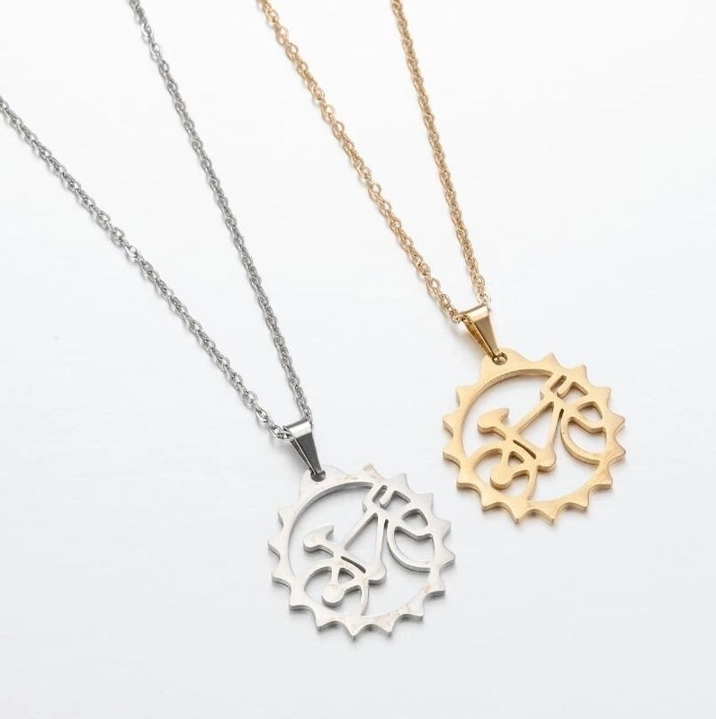 Fashion Geometric 201 Stainless Steel 18K Gold Plated Plating Stainless Steel Necklaces