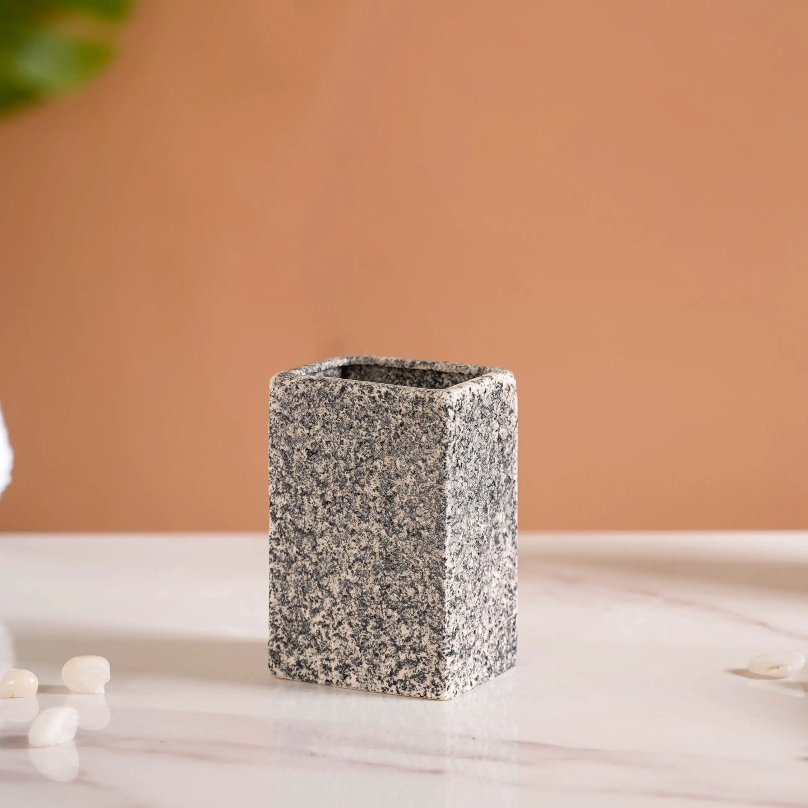 Natural Stone Textured Bathroom Set Of 3