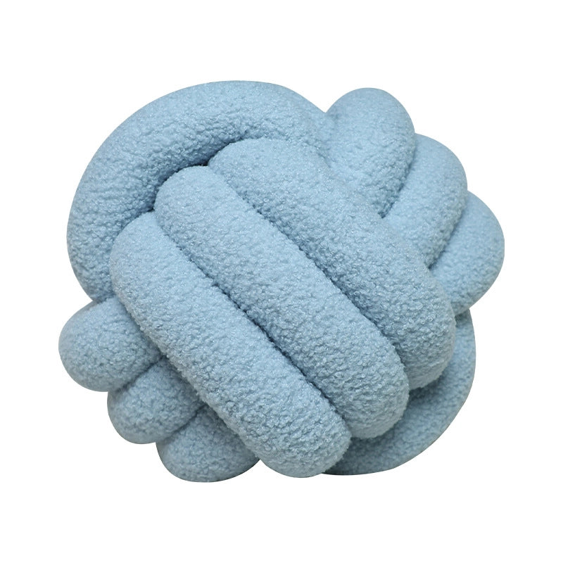 Fashion Solid Color Plush Throw Pillow