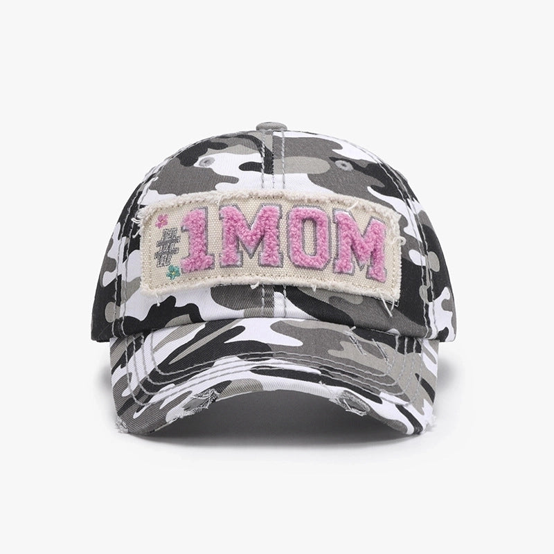 Women's Minimalist Classic Style Color Block Curved Eaves Baseball Cap