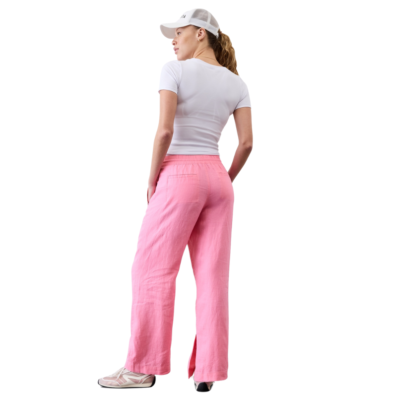 Retreat Linen High Rise Wide Leg Pant