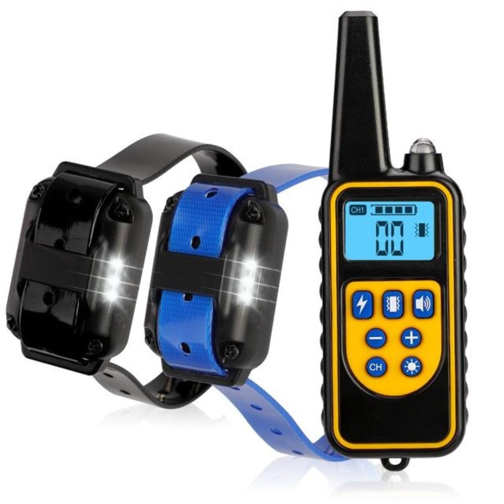 Long Range Electric Dog Training Collar With Beep. Vibrate and No Harm Shock