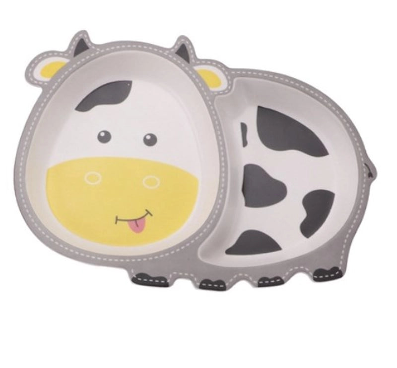Cute Cartoon Baby Eco-friendly Divider Plate