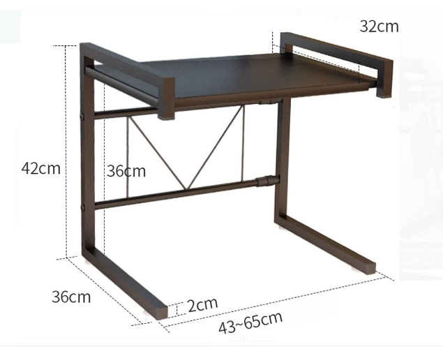 Microwave Oven Stand. Extendable Microwave Oven Rack