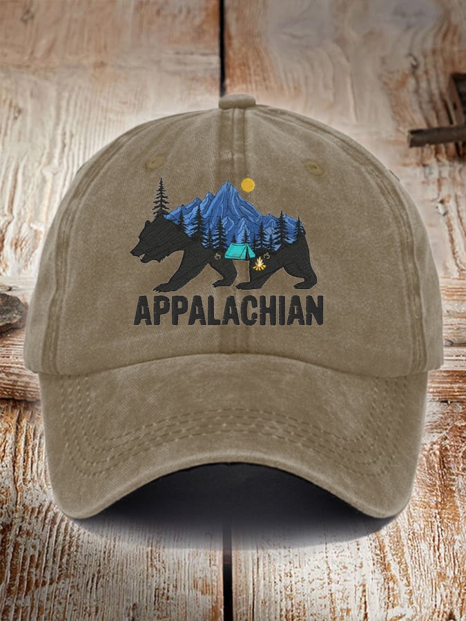 Unisex Distressed Washed Cotton Appalachia Strong Hot Spot Hat