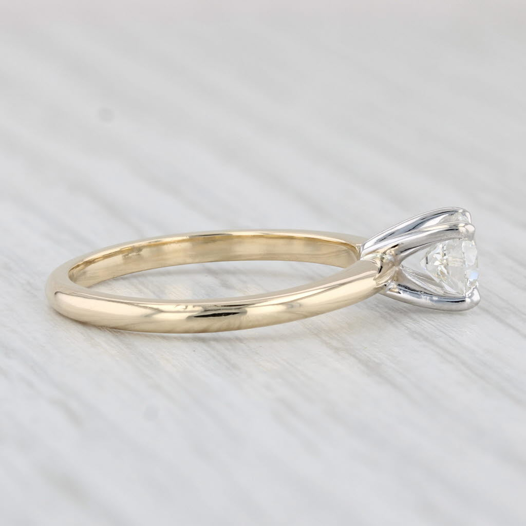 New 0.70ct Round VS2 Diamond Solitaire Engagement Ring 14k Yellow Gold Sz 7 GIA