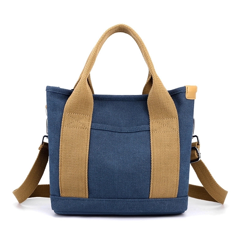 Women's Medium All Seasons Canvas Vintage Style Handbag Tote Bag