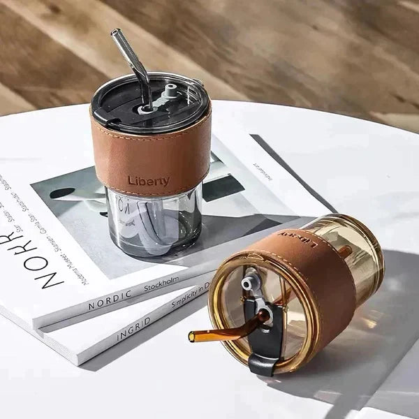 Creative Mug With Straw