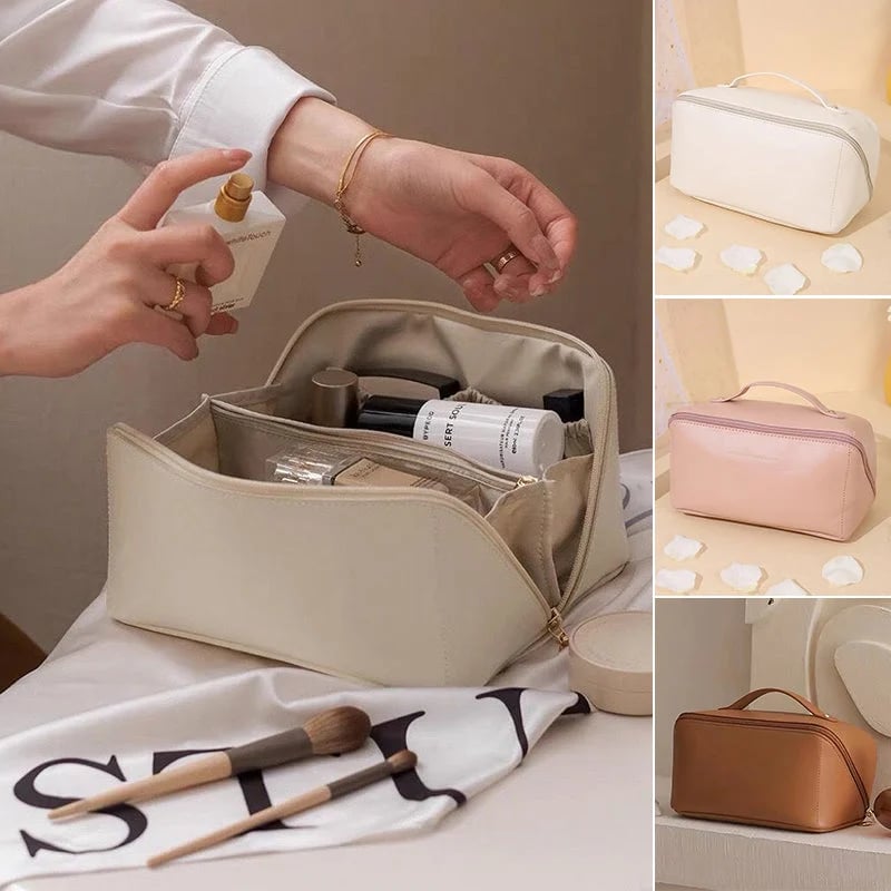 🔥 BIG SALE - 49% OFF PU Portable Travel Cosmetic Storage Bag