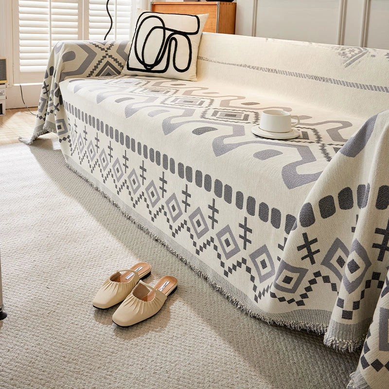 Bohemian Full Cover Sofa Cover Cloth Four Seasons Universal Chenille Sofa Towel Sofa Cover Sofa Blanket Dustproof