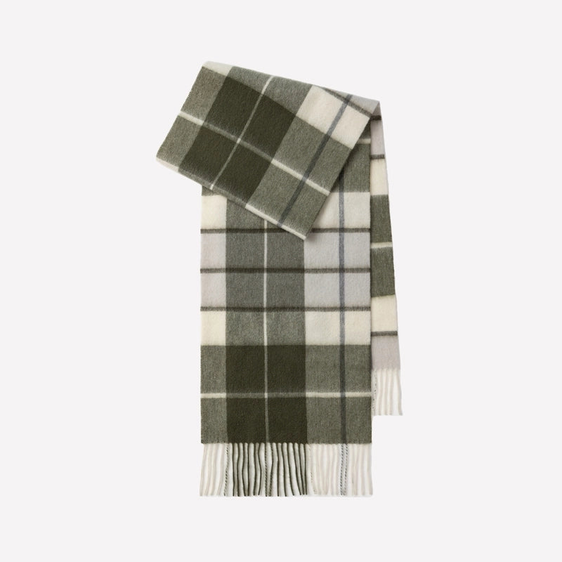 Wool Scarf Advanced Sense Simple Plaid Spring Clothing Women's Clothing Batch Winter Explosions For Women And Men