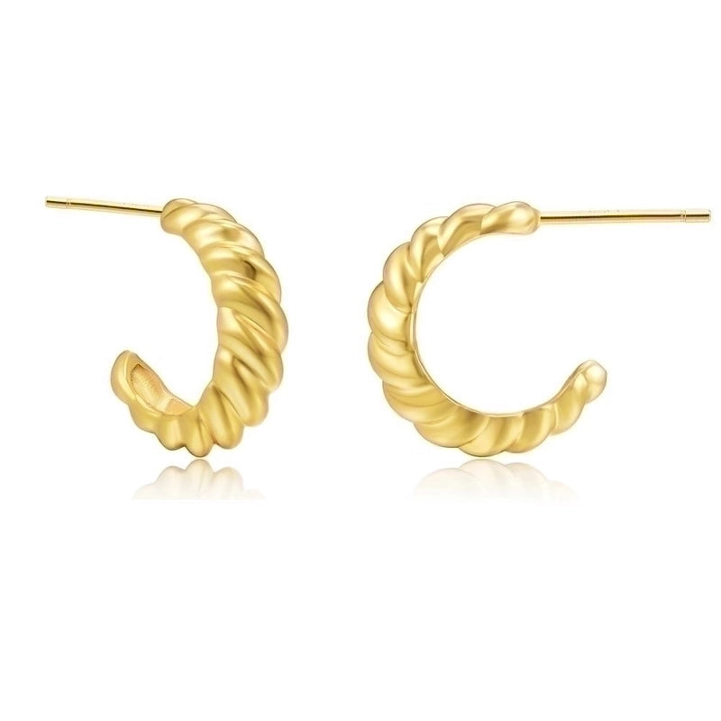 Ethnic Style Geometric Copper Earrings Ear Studs