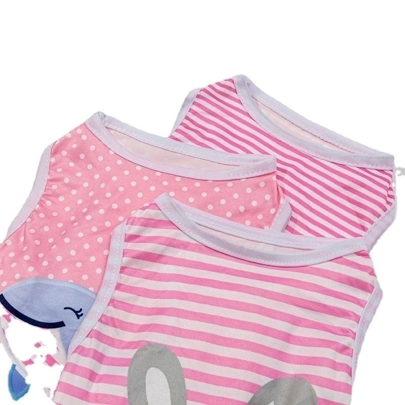 Casual Polyester Rabbit Cherry Pet Clothing
