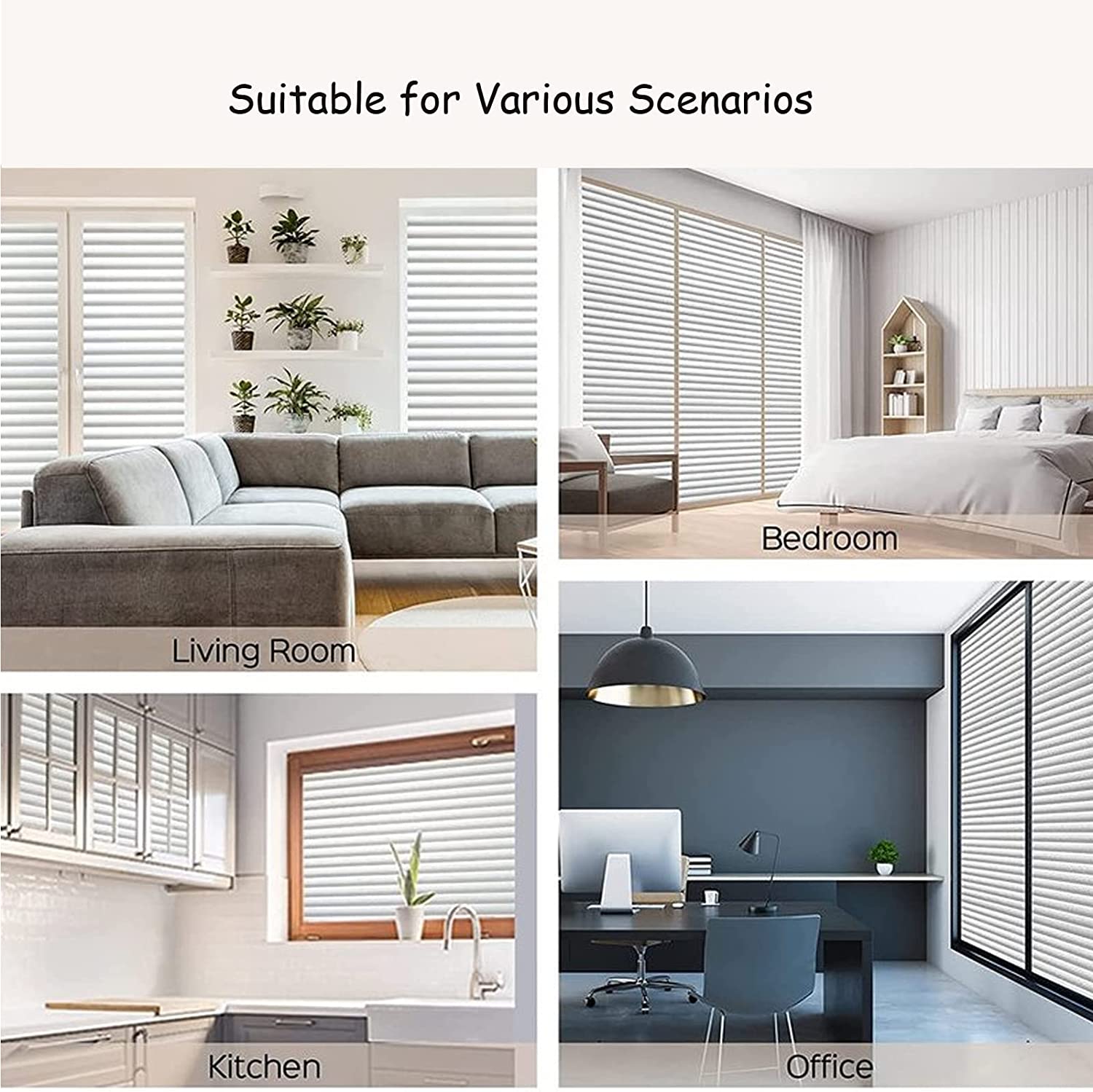 (🌸Spring Hot Sale Now-49% Off❤)Imitation Blinds One-Way Perspective Glass Film🔥Discretionary tailoring🔥