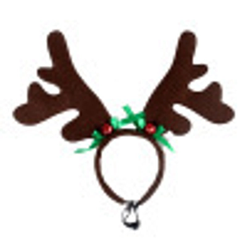 Ji Zizi's Spring And Autumn Outgoing Luminous Pet Supplies Christmas Dog Hair Hoop Cat Jewelry Holiday Head Hoop
