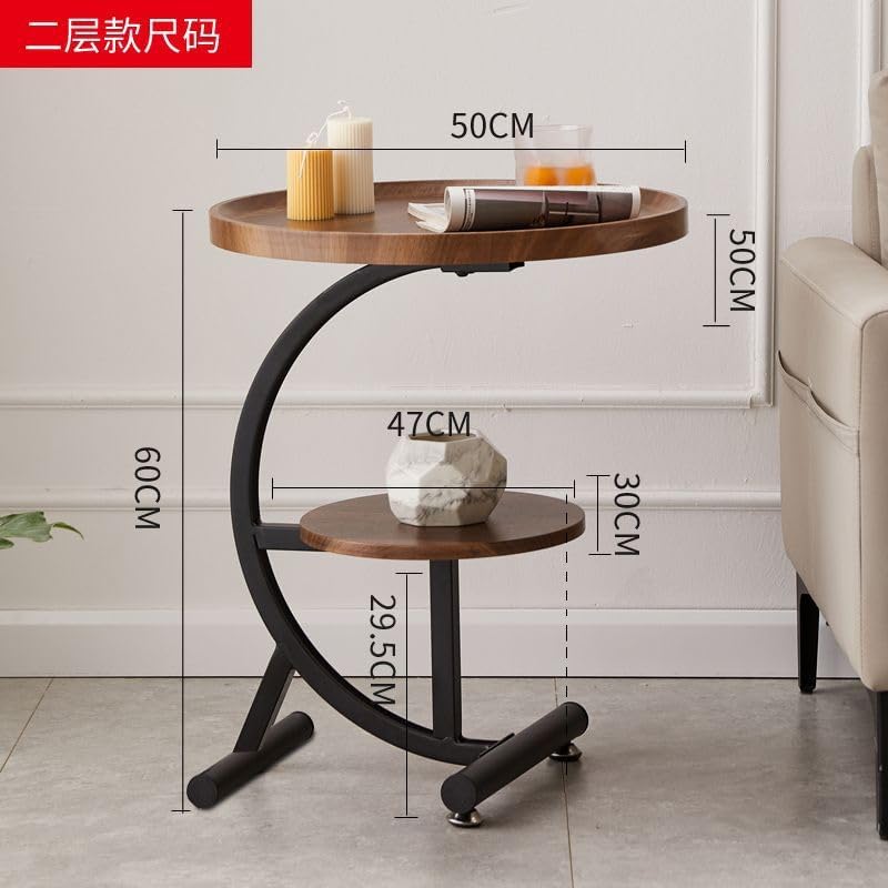 Multifunctional Sofa Side Table. Decorations Round Table. Living Room Corner Coffee Table