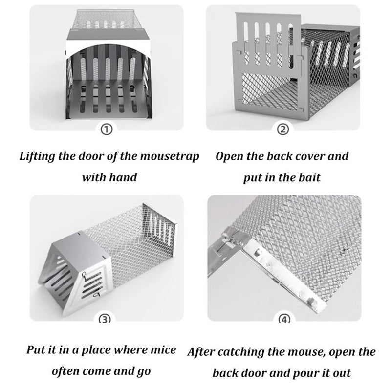 Single Door Continuous Rat Hole Mouse Trap