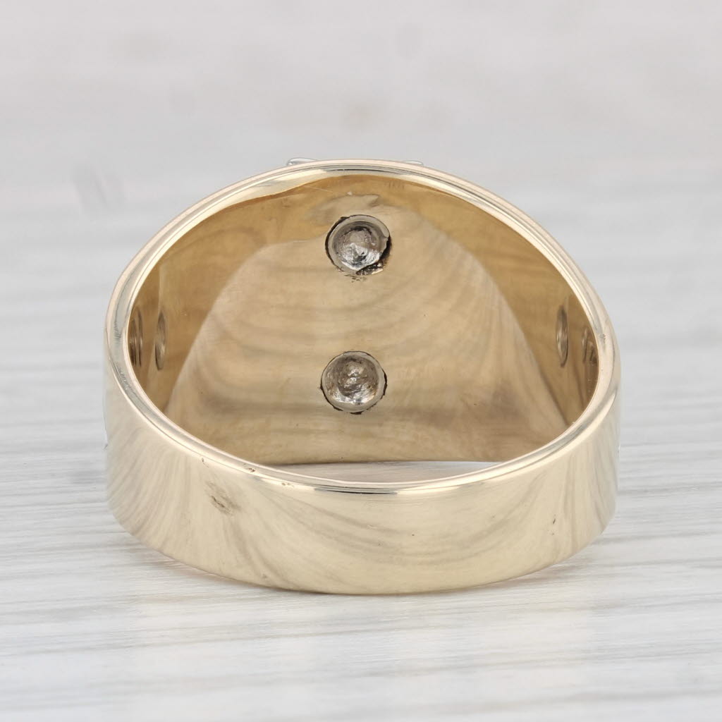 Scottish Rite Eagle Ring 10k Gold Size 9.5 Masonic 32nd 14th Degree Yod Signet