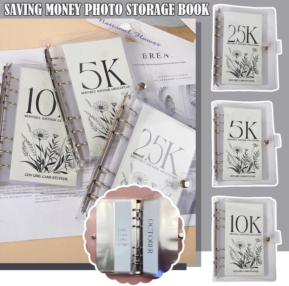 12-Month Envelopes Money Saving Challenge Binder