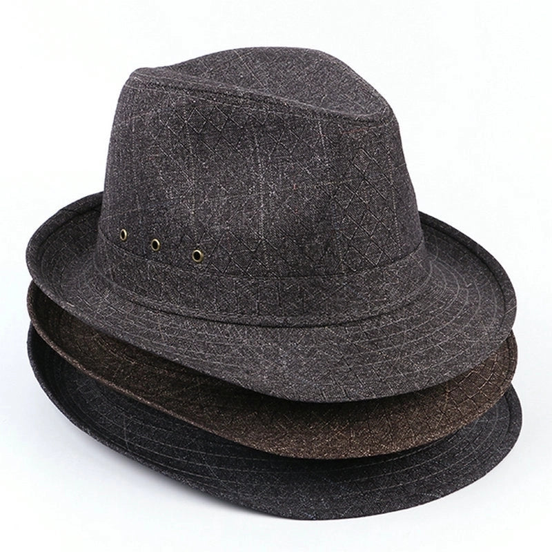 Top Hat Men's Middle-aged And Old Men's Jazz Hat Thickened Hat Fashionable Sports Outdoor Hat