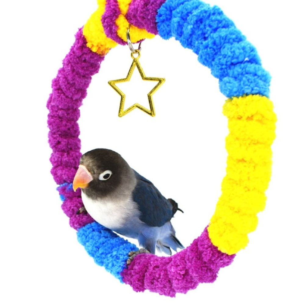 Parrot Rope Swing Standing Bar