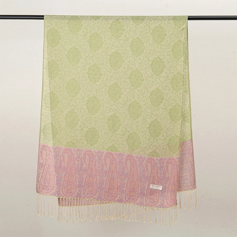 Women's Elegant Basic Solid Color Polyester Shawl