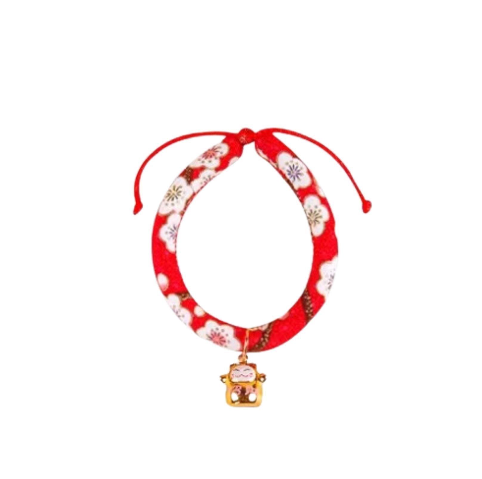 Japanese Style Flower Fusion Pet Collar