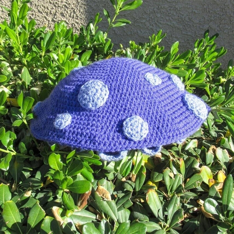 Women's Cute Sweet Mushroom Eaveless Bucket Hat