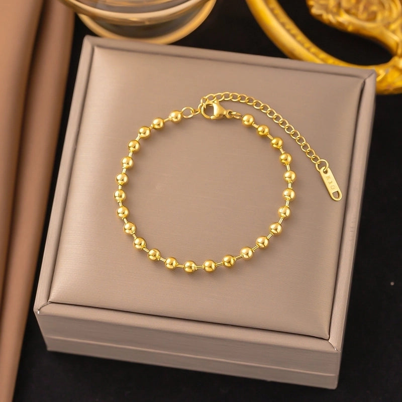 Elegant Basic Streetwear Heart Shape Butterfly Titanium Steel Zircon Bracelets In Bulk