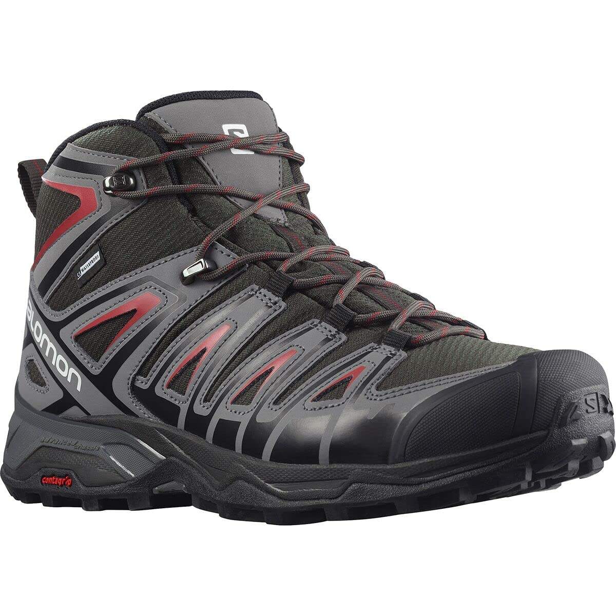 wxl- Salomon Men's X Ultra Pioneer Mid CLIMASALOMON™ Waterproof Hiking Boots