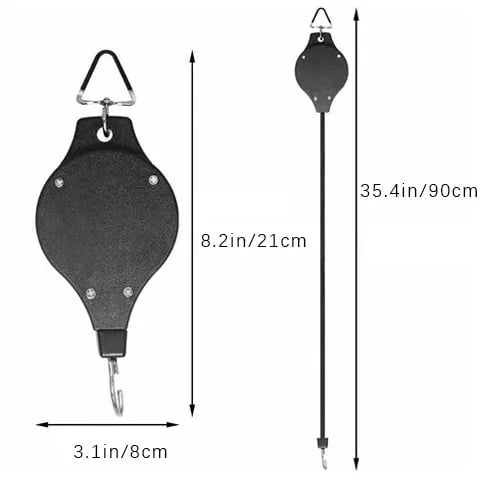 🪴🦜Plant Pulley Set For Garden Baskets Pots. Birds Feeder