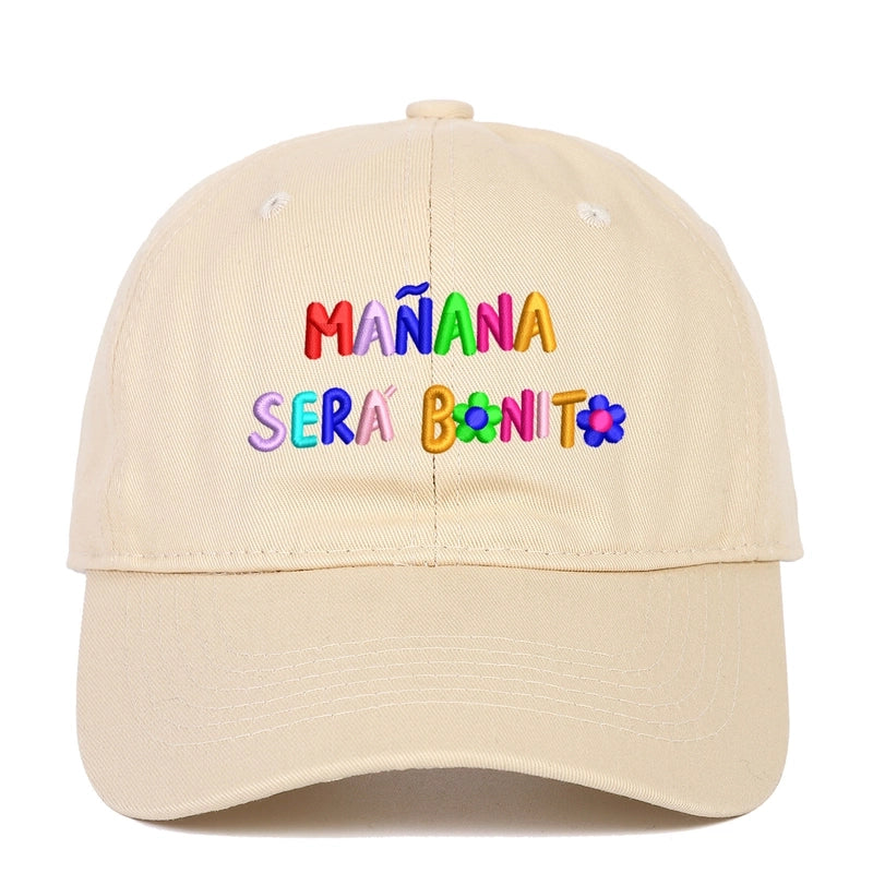 Women's Lady Minimalist Letter Curved Eaves Baseball Cap