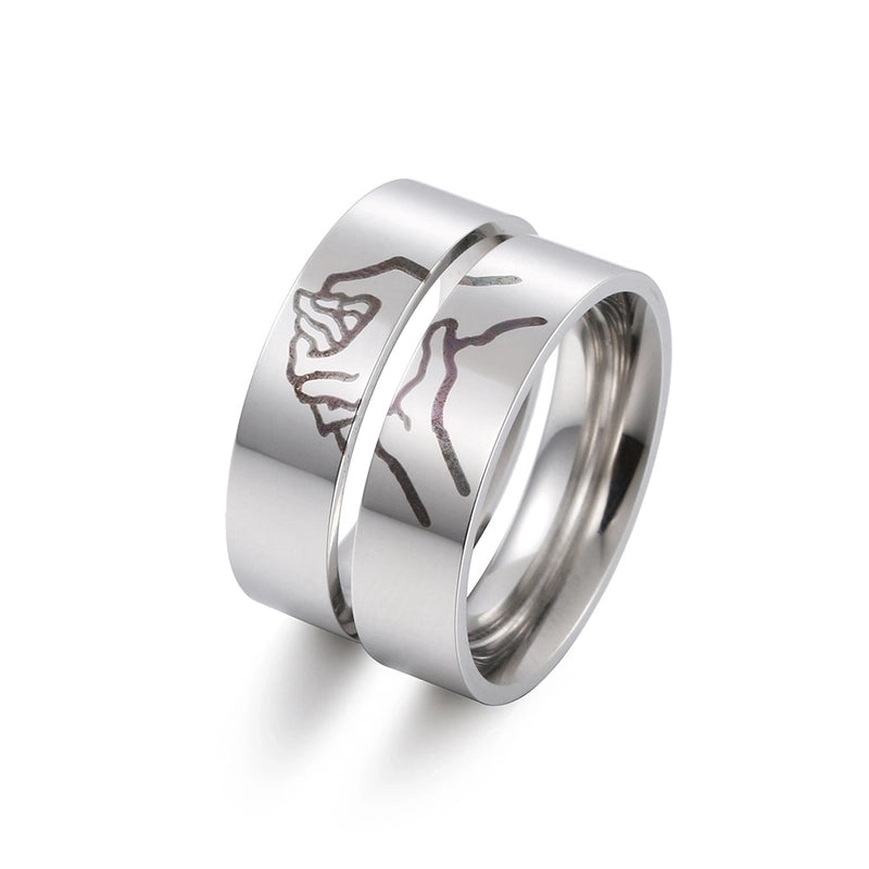 Streetwear Letter 201 Stainless Steel No Inlaid Polishing