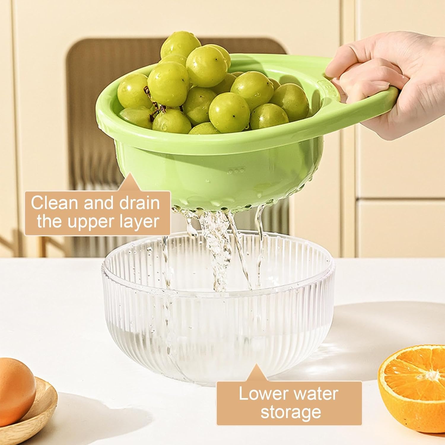 DUAL LAYERS FILTER DRAIN BASKET
