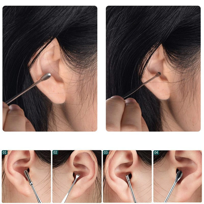 6pcs Set Stainless Steel Ear Picking Tool