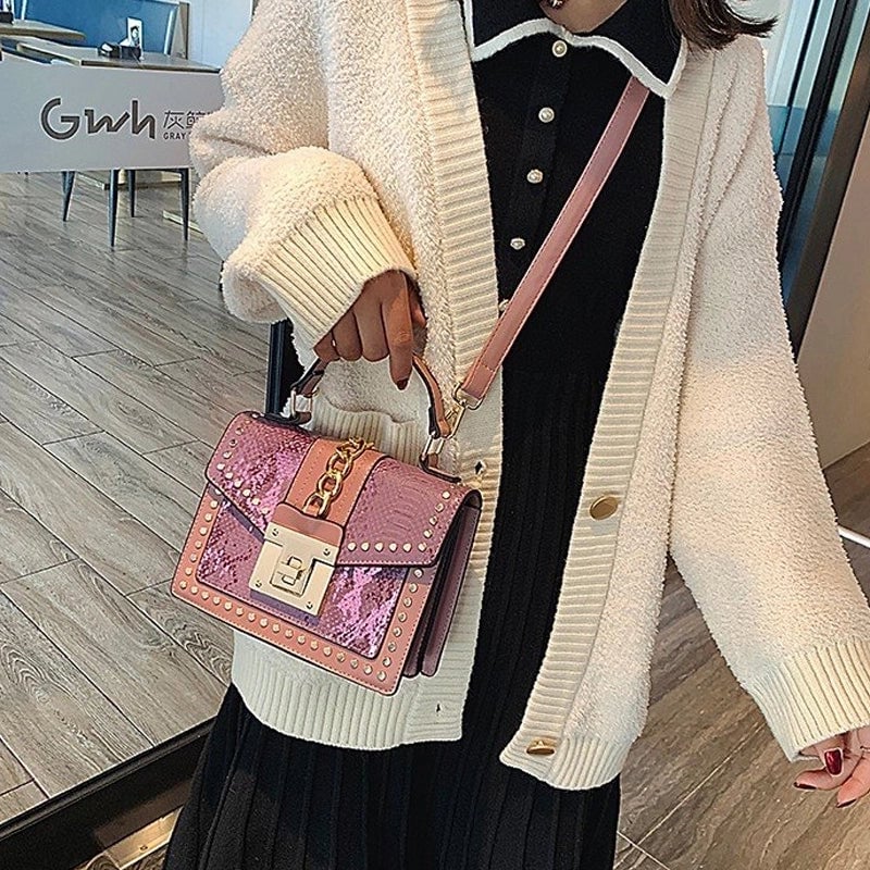 Women's All Seasons Pu Leather Classic Style Handbag