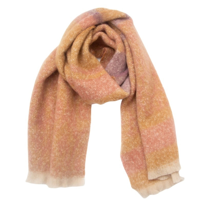 Unisex Casual Minimalist Leopard Polyester Scarf