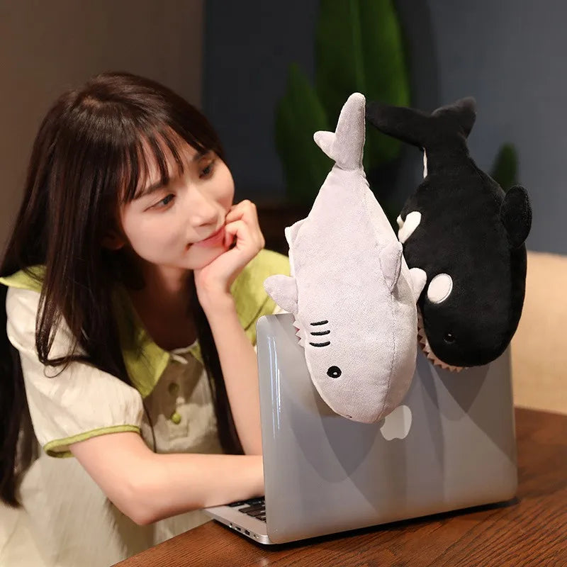 Stuffed Plush Animals Toys Hand Finger Story Puppet Kawaii Dolls Educational Toys Octopus Penguin Clown Fish Birthday Gift