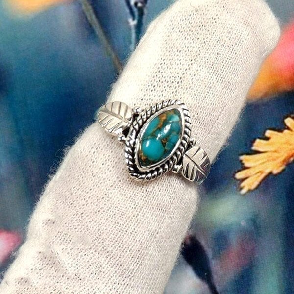 Vintage Turquoise Bladring