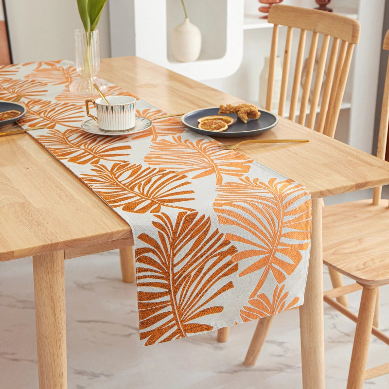 Casual Elegant Minimalist Leaf Polyester Tablecloths