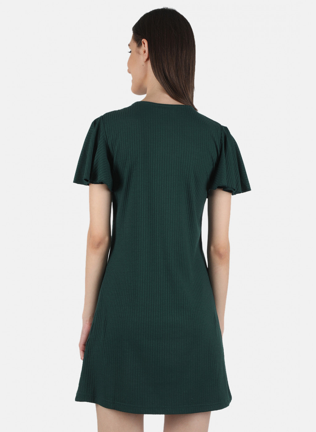 Women Green Plain Tunic