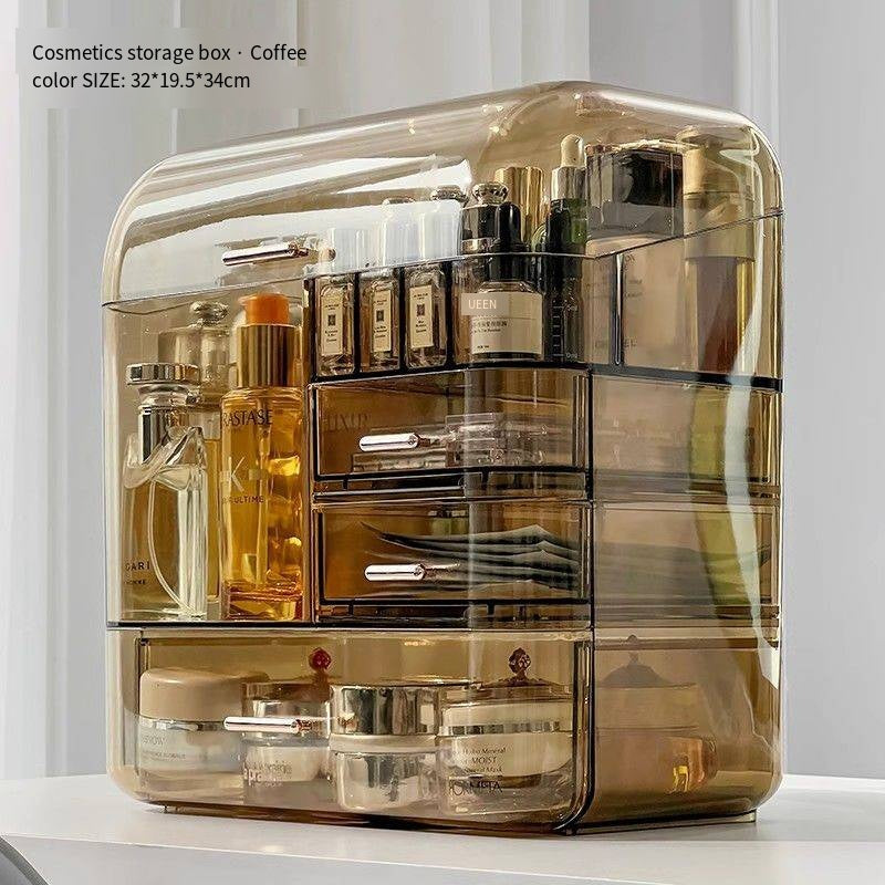 TRANSPARENT MULTI LAYER COSMETIC ORGANIZER