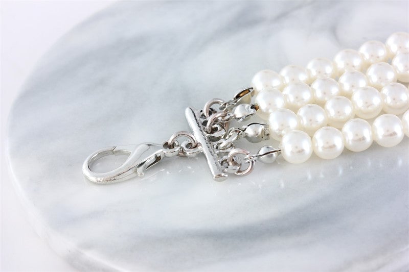 Flower Pattern Pearl Dog Cat Collar