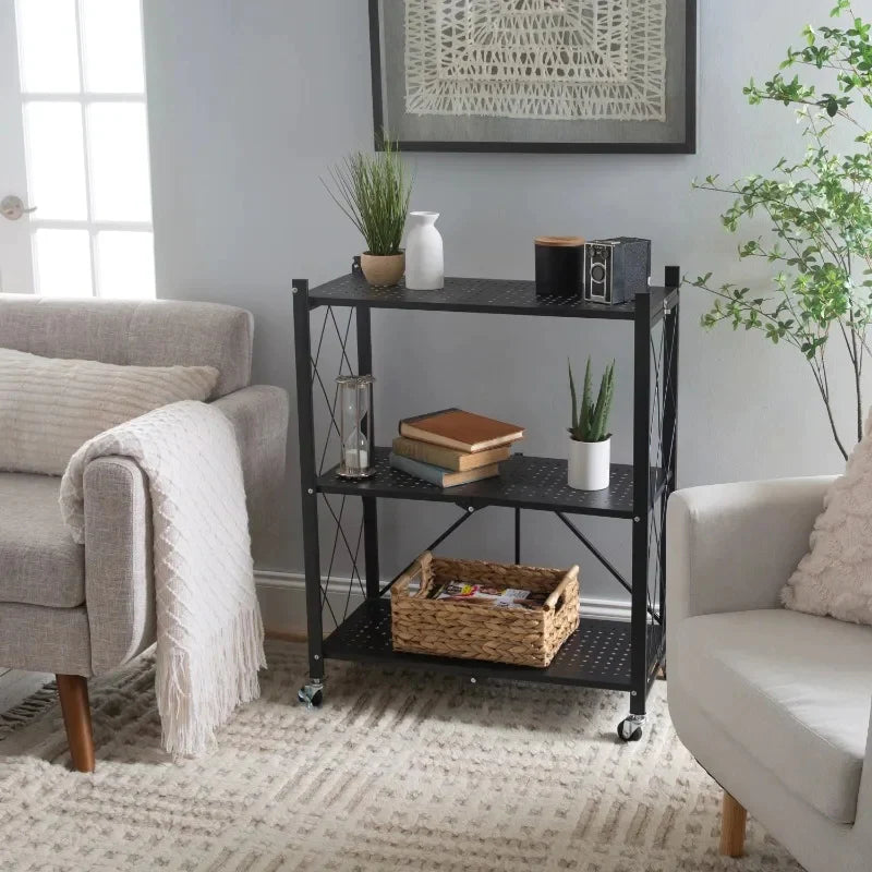 FOLDABLE KITCHEN TROLLEY