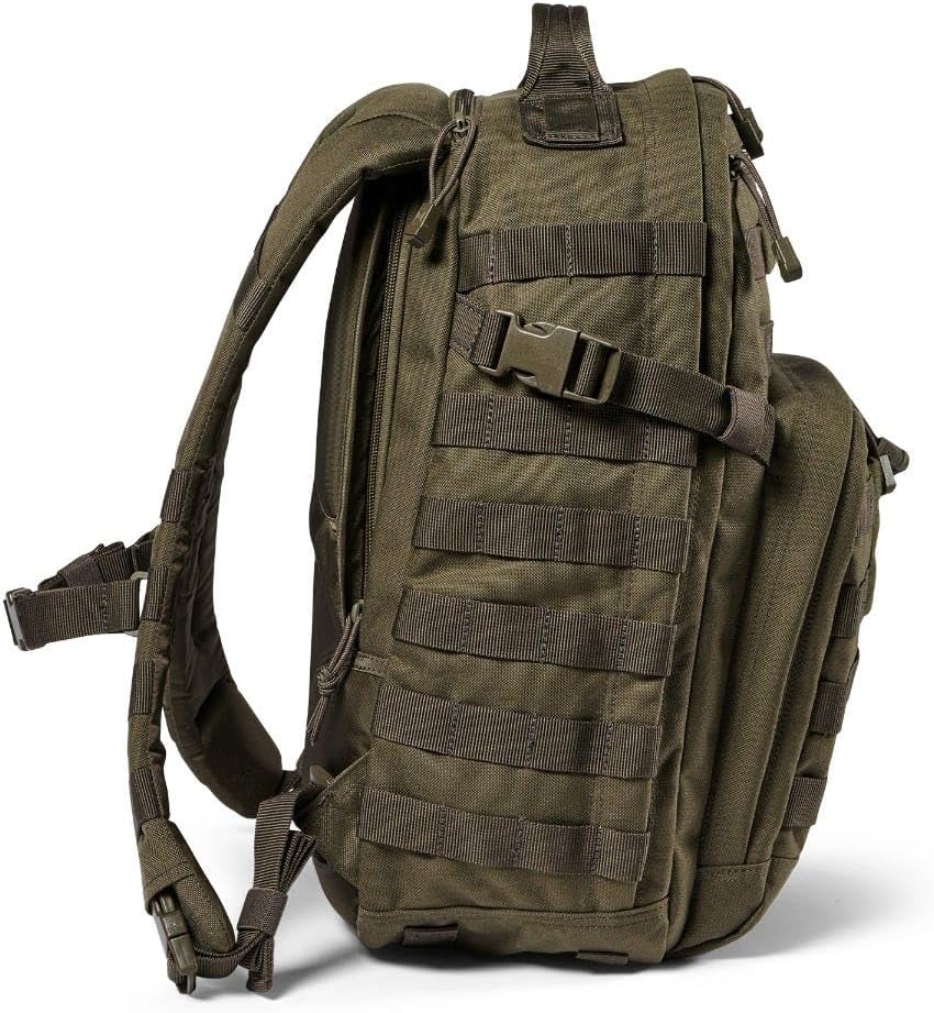 5.11 Tactical Backpack, RUSH 12 2.0 Military Survival Molle Backpack with Laptop Compartment, 24L, Style 56561ABR/56562ABR