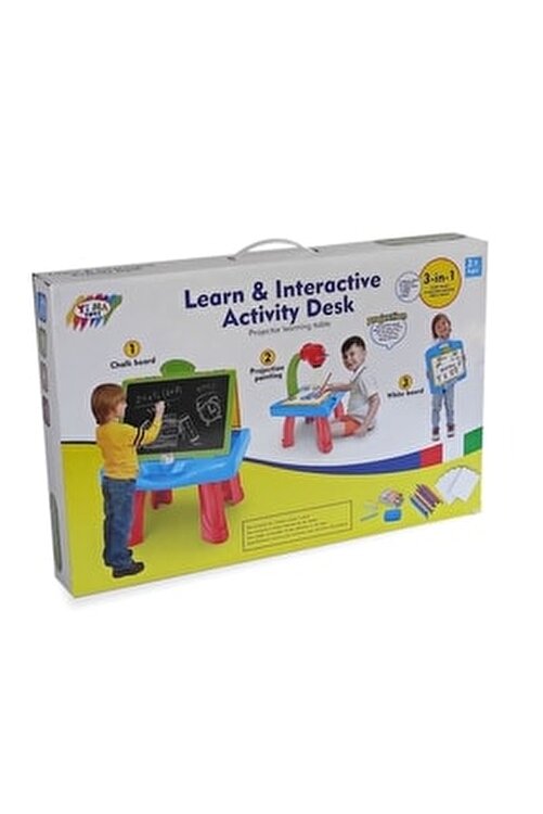 3IN1 LEARN & INTERACTIVE ACTIVITY DESK FOR KIDS