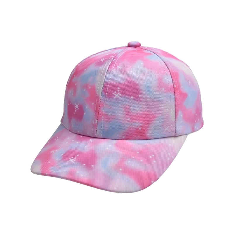 Children Unisex Basic Minimalist Gradient Color  Printing Ivy Cap