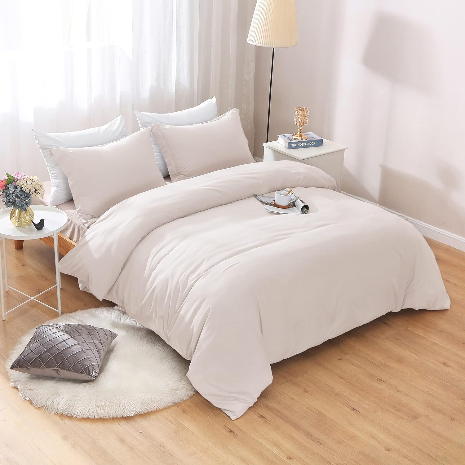 Imperial Cream-Bed Sheet Set (Luxury)