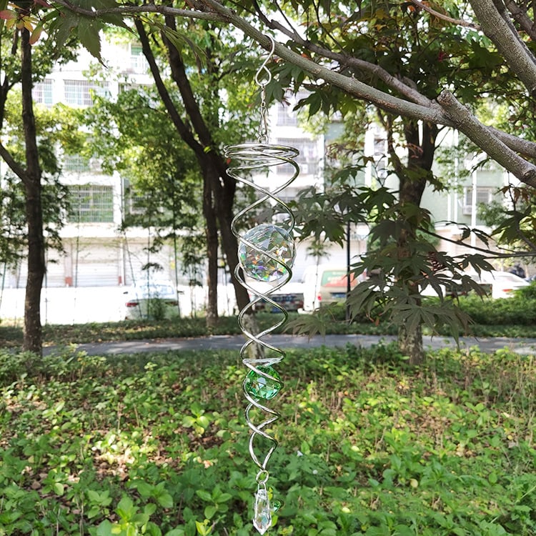 🎐LAST DAY SALE 49% OFF🔥-Gazing Ball Spiral Tail Wind Spinner Stabilizer