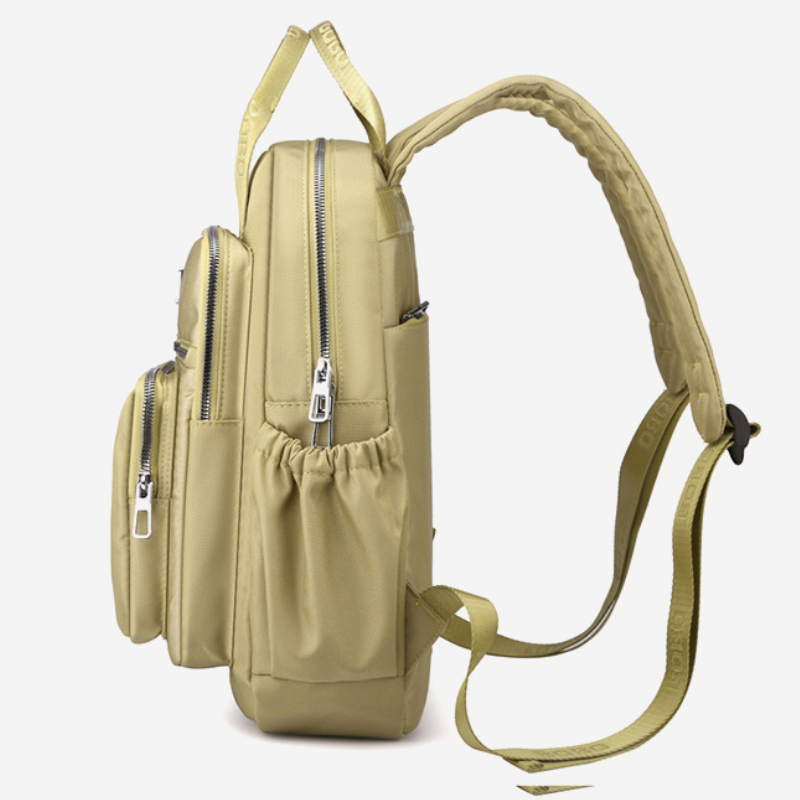 Women's Multi-Pocket Waterproof Oxford Cloth Backpack